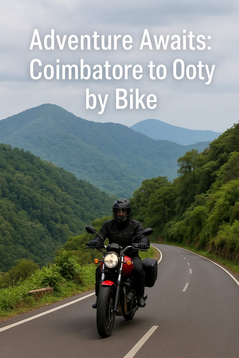 Bike Rental from Coimbatore to Ooty